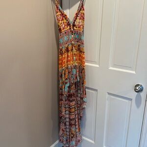 Rococo Sand hi low silk dress size XS